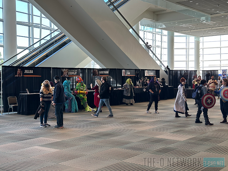 Cosplay guest booths.