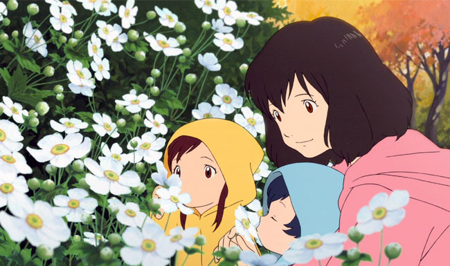 Wolf Children anime review 2