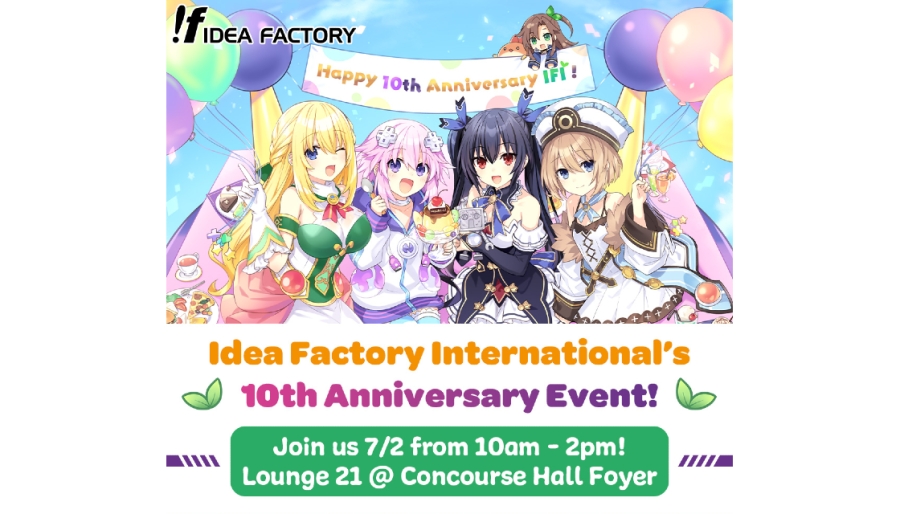 Idea Factory International Will Host Their 10th Anniversary Event at Anime Expo 2023