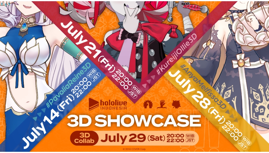 hololive Indonesia 2nd Generation Announces First 3D Showcase